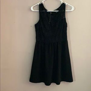 Formal Black Mini Dress (size M)